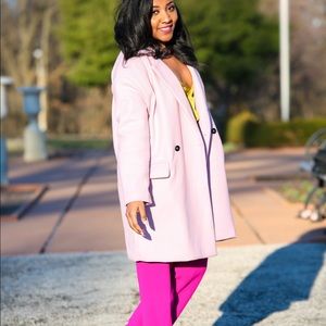 LEITH Oversize Double Breasted Overcoat